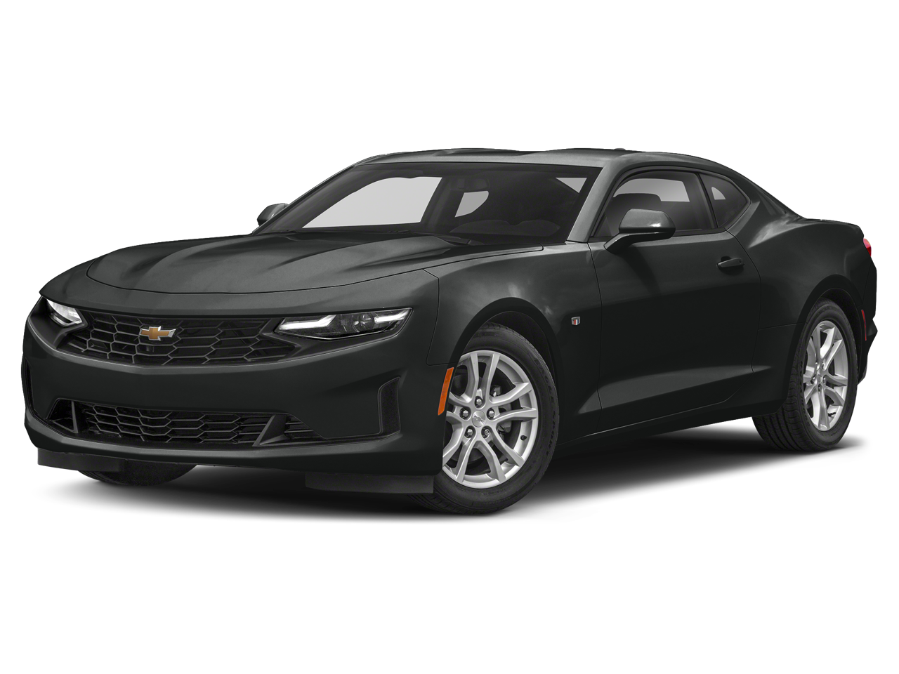 2020 Chevrolet Camaro 1LT in Shadow Gray Metallic — front three-quarter view