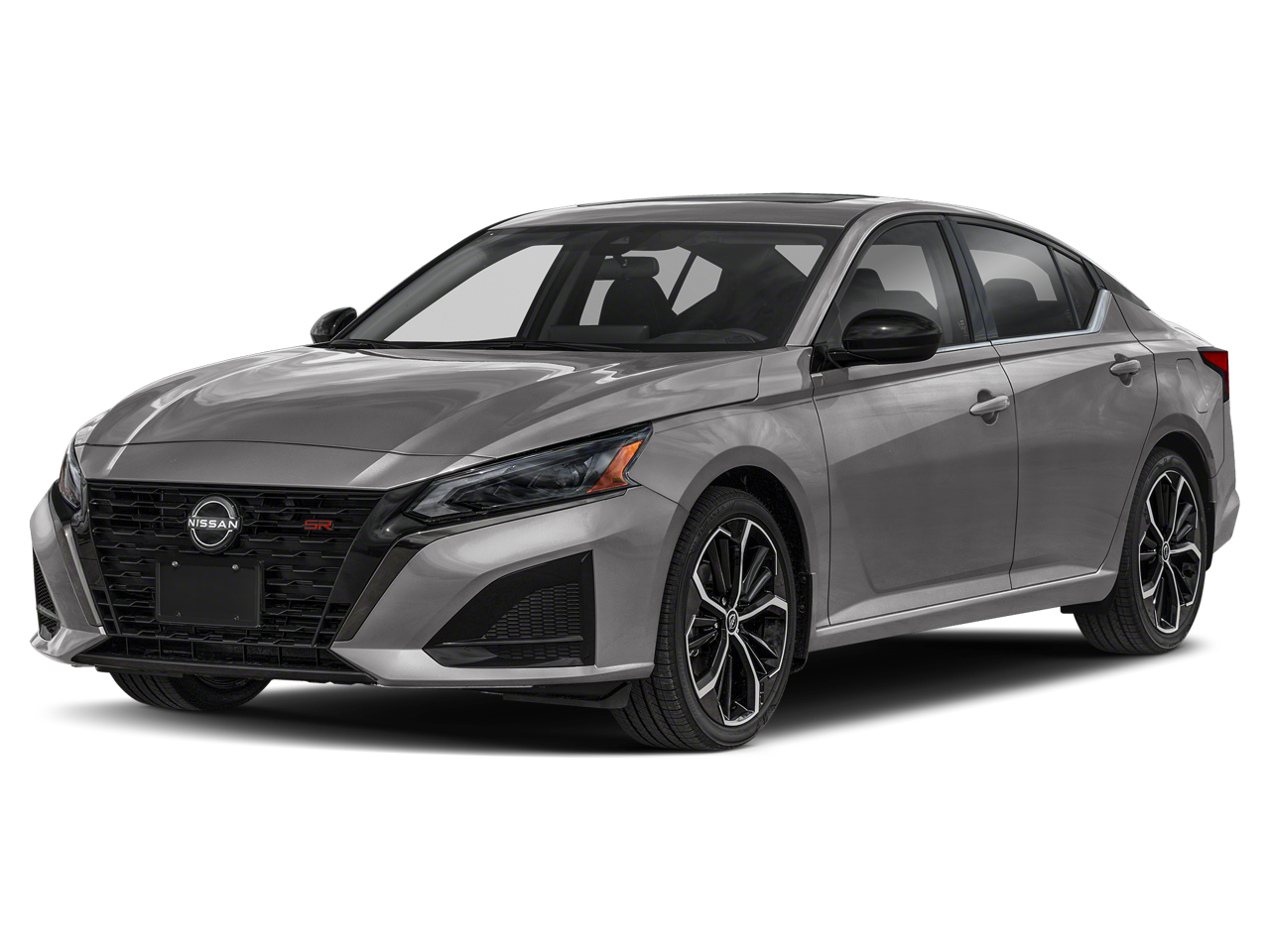 2025 Nissan Altima 2.5 SR in Gun Metallic — front three-quarter view