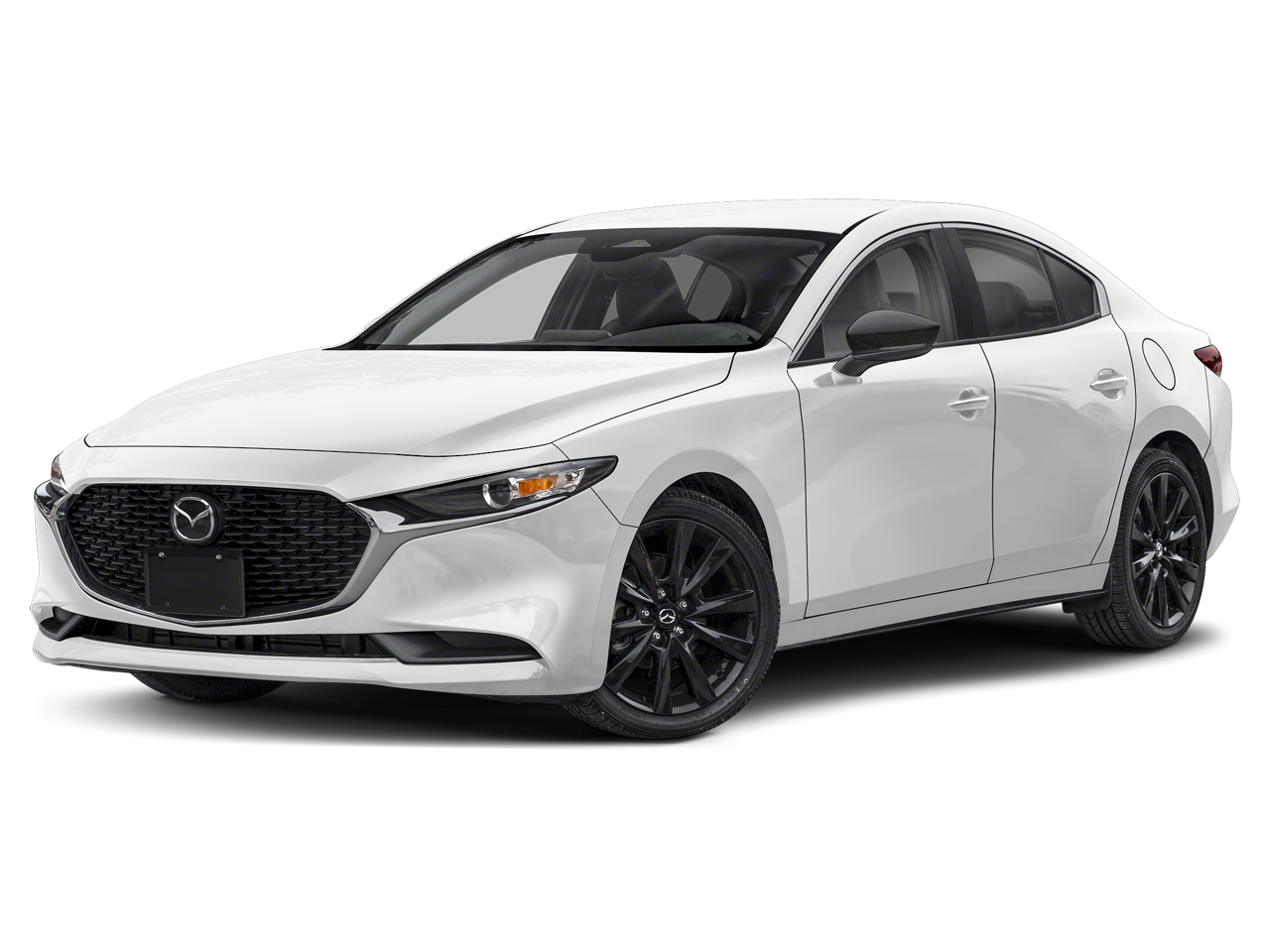 2026 Mazda Mazda3 Sedan 2.5 S Select Sport in Ceramic Metallic — front three-quarter view