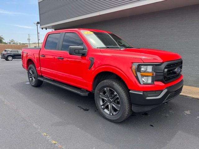 2023 Ford F-150 XL in Race Red — front three-quarter view