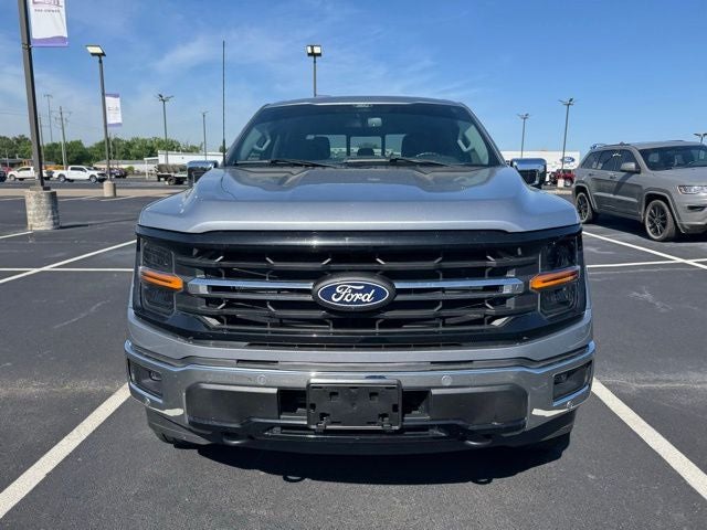 2024 Ford F-150 XLT in Silver Metallic — front three-quarter view