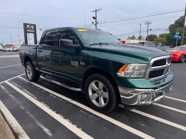 2021 RAM 1500 Classic Tradesman in Timberline Green Pearlcoat — front three-quarter view