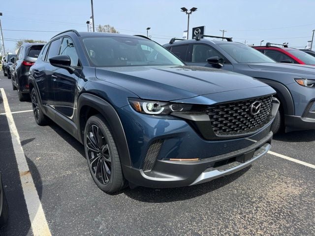 2026 Mazda Mazda CX-50 2.5 Turbo in Ingot Blue Metallic — front three-quarter view