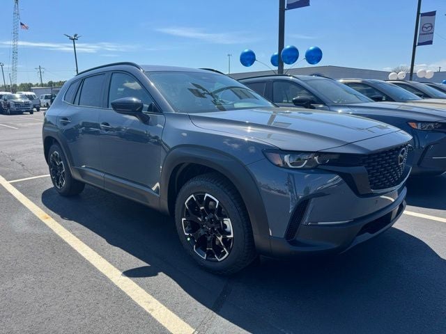2026 Mazda Mazda CX-50 2.5 S Meridian Edition in Polymetal Gray Metallic — front three-quarter view