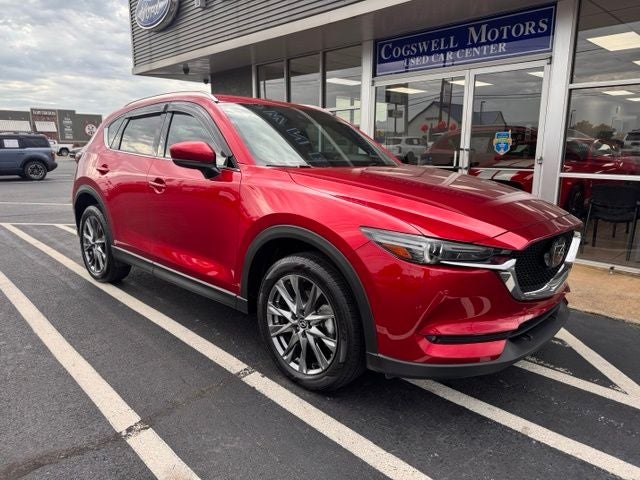 2021 Mazda Mazda CX-5 Signature in Soul Red Crystal Metallic — front three-quarter view