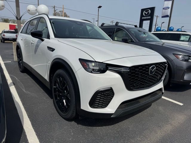 2026 Mazda Mazda CX-70 3.3 Turbo Preferred in Rhodium White Premium — front three-quarter view