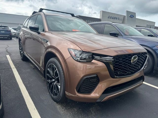 2026 Mazda Mazda CX-70 3.3 Turbo S Premium in Melting Copper Metallic — front three-quarter view
