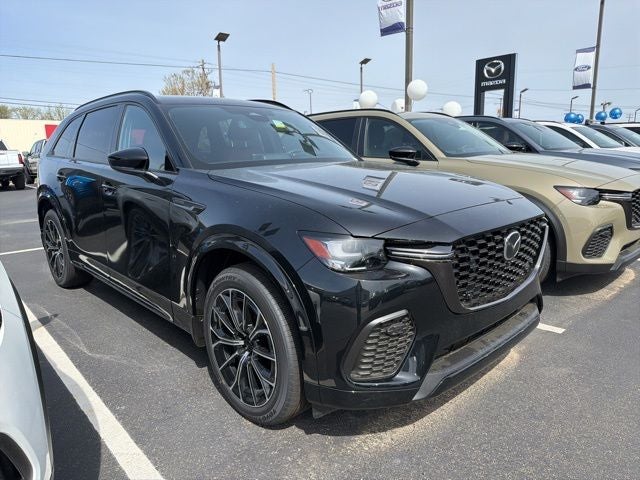 2026 Mazda Mazda CX-70 3.3 Turbo S Premium in Jet Black Mica — front three-quarter view