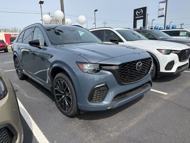 2026 Mazda Mazda CX-70 3.3 Turbo S Premium Plus in Polymetal Gray Metallic — front three-quarter view