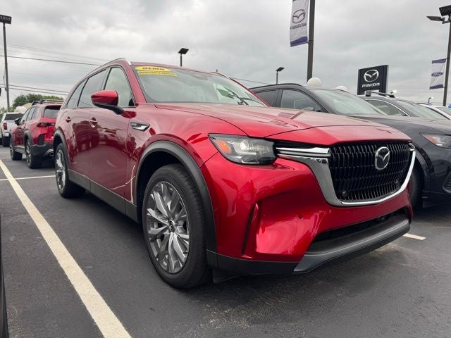 2026 Mazda Mazda CX-90 3.3 Turbo Preferred in Soul Red Crystal Metallic — front three-quarter view