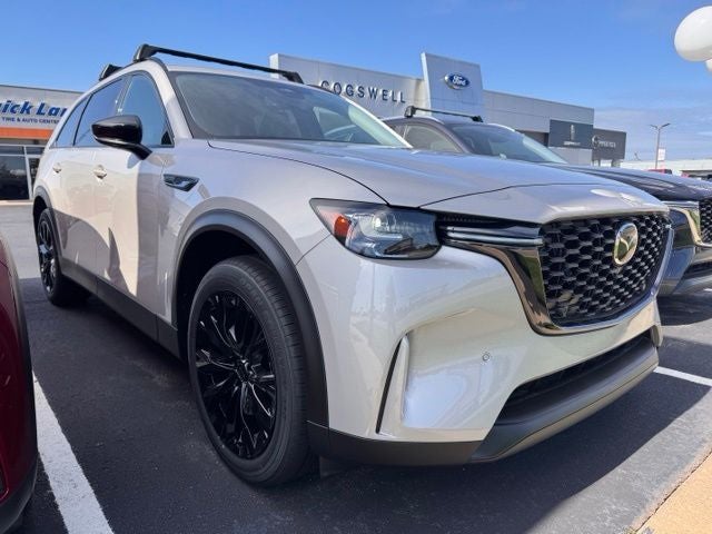 2026 Mazda Mazda CX-90 3.3 Turbo Premium in Platinum Quartz — front three-quarter view