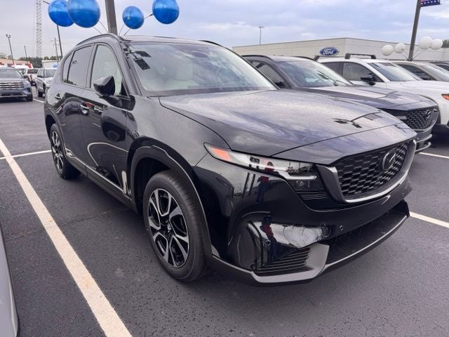 2026 Mazda Mazda CX-5 2.5 S Preferred in Jet Black Mica — front three-quarter view