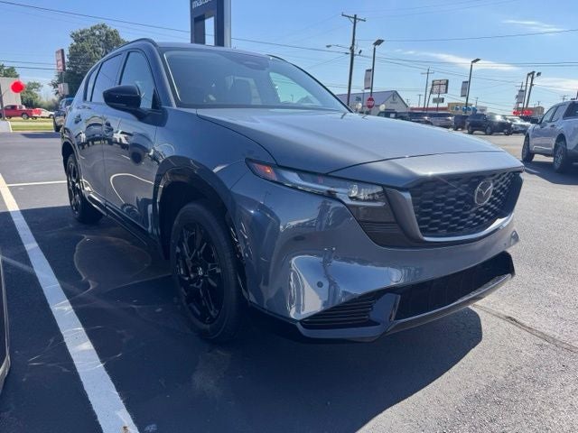 2026 Mazda Mazda CX-5 2.5 S Premium in Polymetal Gray Metallic — front three-quarter view